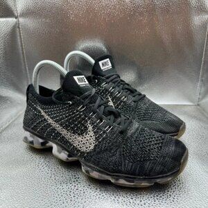 Size 7.5 Nike Flyknit Zoom‎ Womens Black White Agility Running Shoes 698616-004